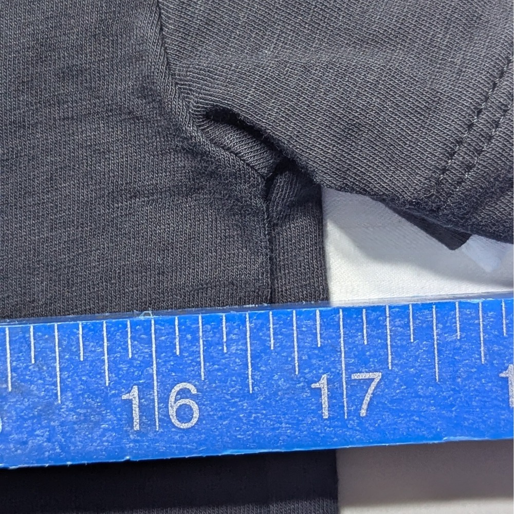 C&C California Pima Cotton Tee Layered Look Minimalist Y2K Capsule Top - Picture 6 of 6